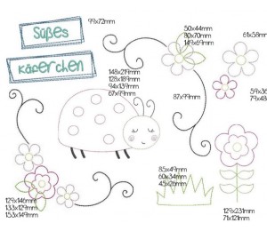 Stickserie - Süßes Käferchen